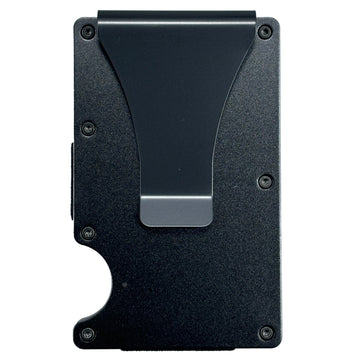 Minimalist RFID Wallet – Black Metal