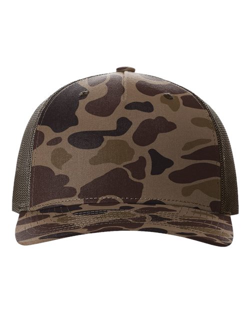Printed Five-Panel Trucker Cap - 112PFP