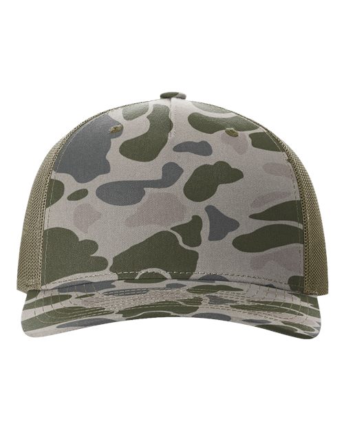 Printed Five-Panel Trucker Cap - 112PFP