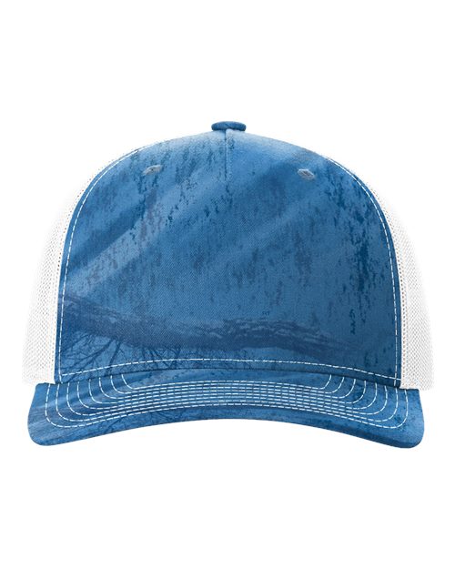 Printed Five-Panel Trucker Cap - 112PFP