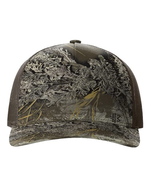 Printed Five-Panel Trucker Cap - 112PFP