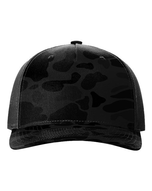 Printed Five-Panel Trucker Cap - 112PFP