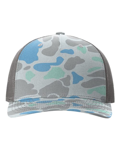 Printed Five-Panel Trucker Cap - 112PFP