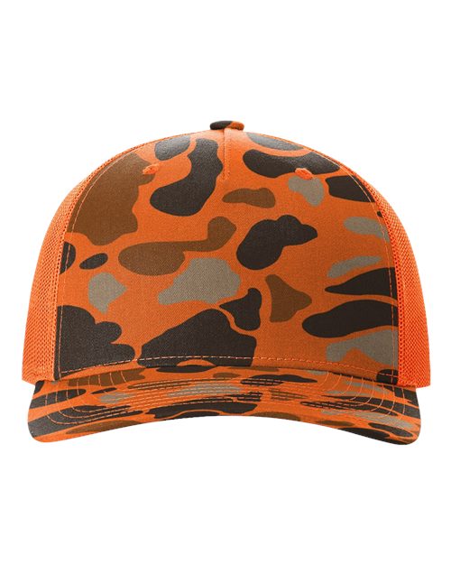 Printed Five-Panel Trucker Cap - 112PFP