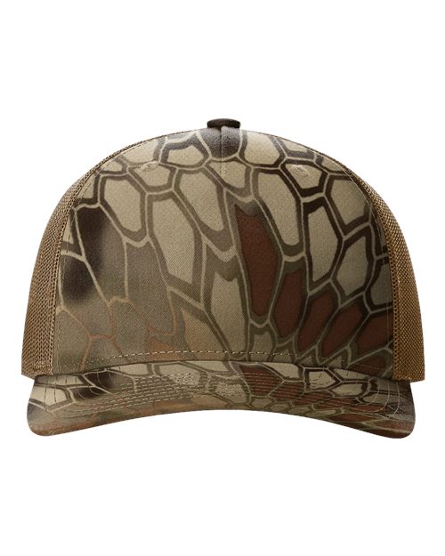 Printed Five-Panel Trucker Cap - 112PFP