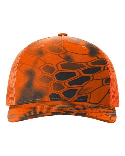 Printed Five-Panel Trucker Cap - 112PFP