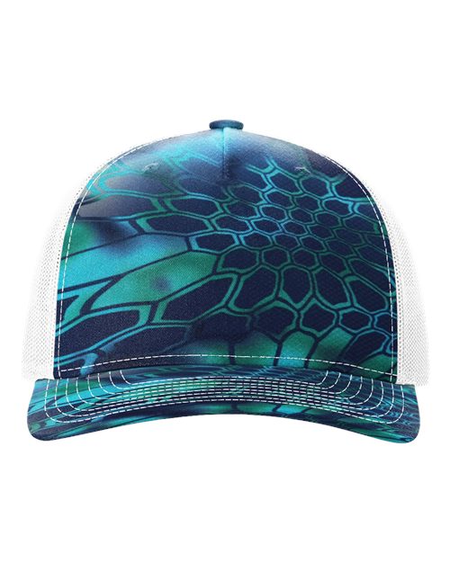 Printed Five-Panel Trucker Cap - 112PFP