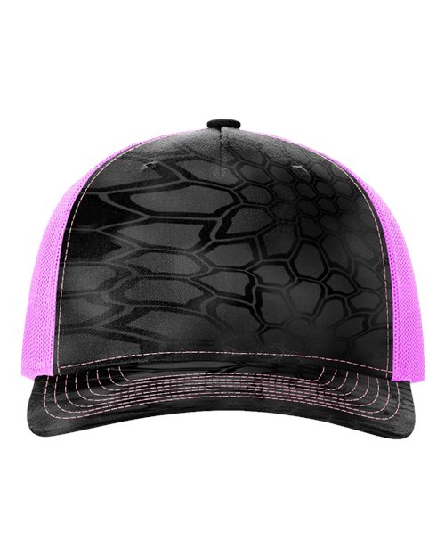Printed Five-Panel Trucker Cap - 112PFP