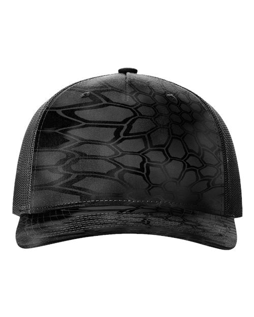 Printed Five-Panel Trucker Cap - 112PFP