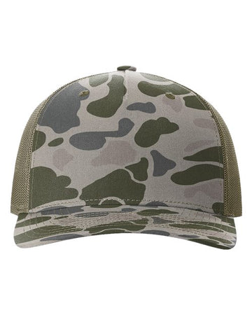 Printed Five-Panel Trucker Cap - 112PFP