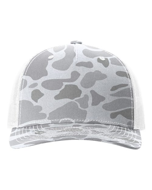 Printed Five-Panel Trucker Cap - 112PFP