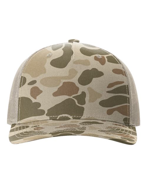 Printed Five-Panel Trucker Cap - 112PFP