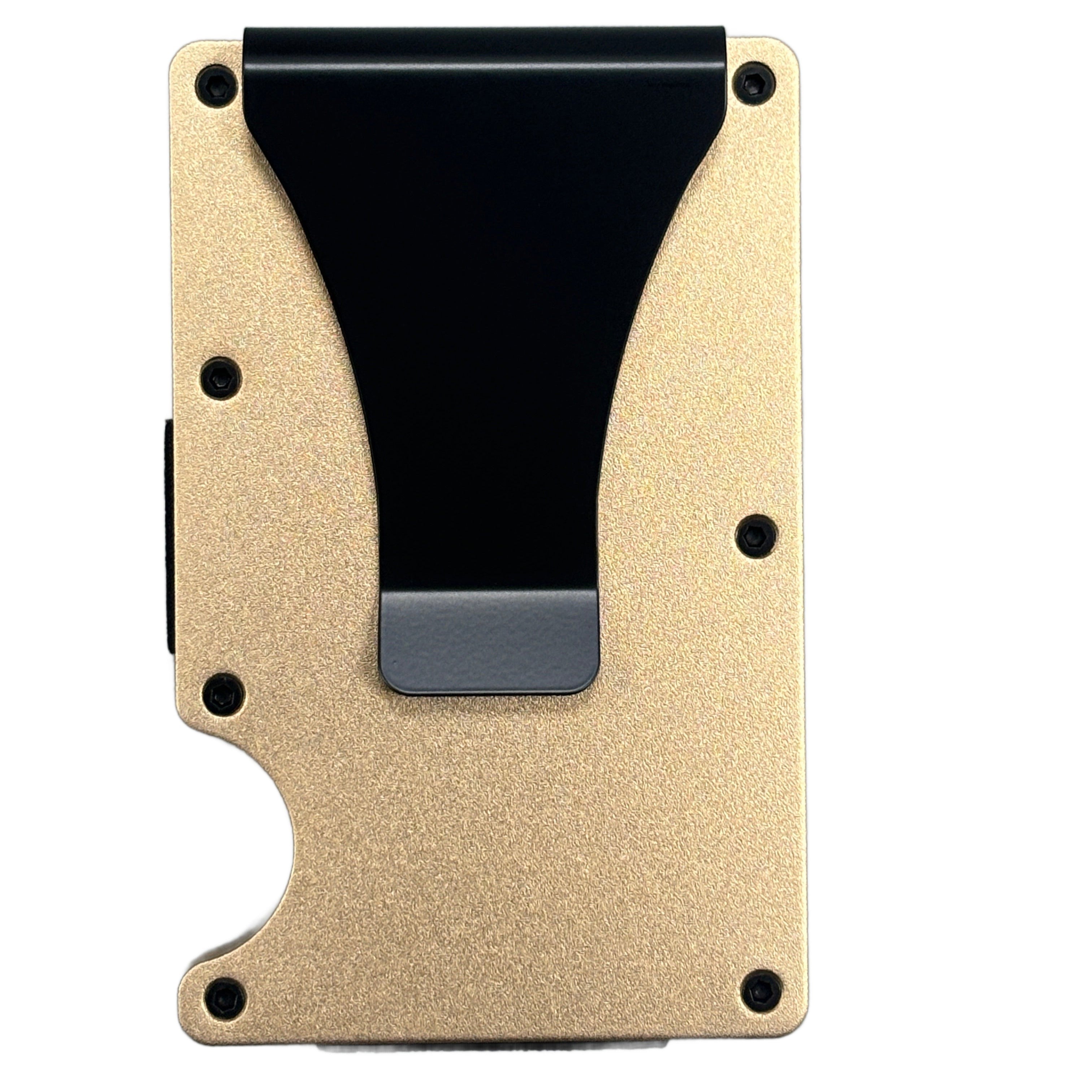 Minimalist RFID Wallet – Gold Metal