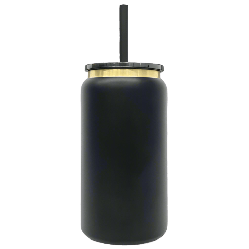 16oz Gold Plated Tumbler - Black
