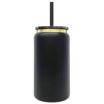 16oz Gold Plated Tumbler - Black