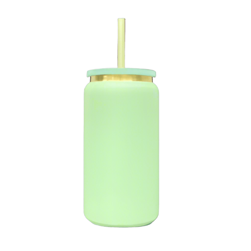 16oz Gold Plated Tumbler - Green