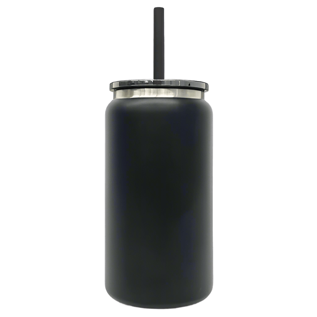 16oz Mirror Black Plated Tumbler - Black