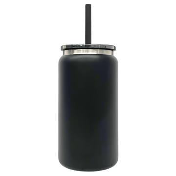 16oz Mirror Black Plated Tumbler - Black