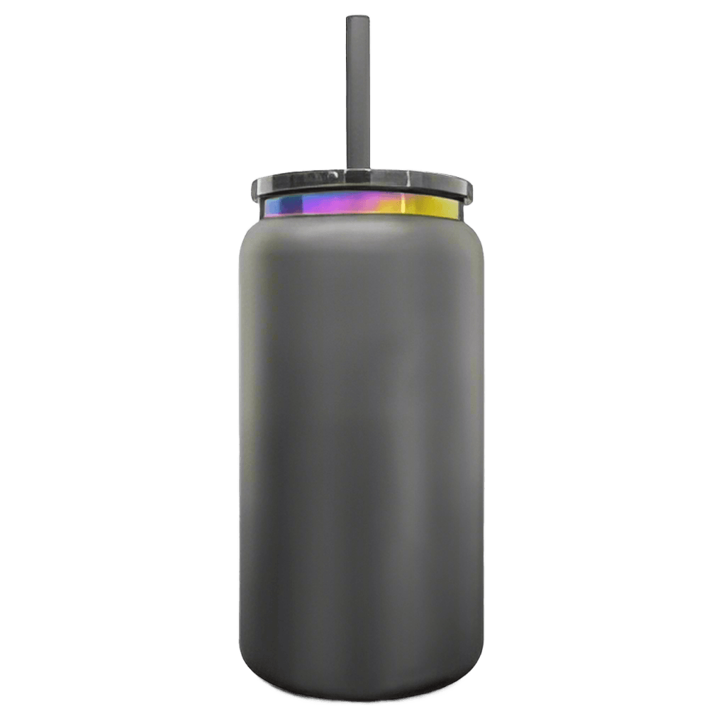 16oz Rainbow Plated Tumbler - Black
