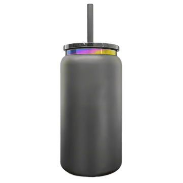 16oz Rainbow Plated Tumbler - Black