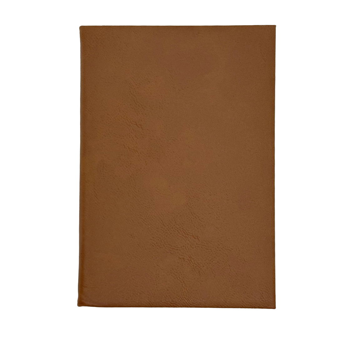 Laserable Leatherette A5 Journal Hardcover Rawhide