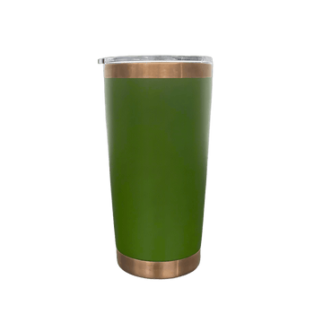 20oz Copper Plated Tumbler - Green
