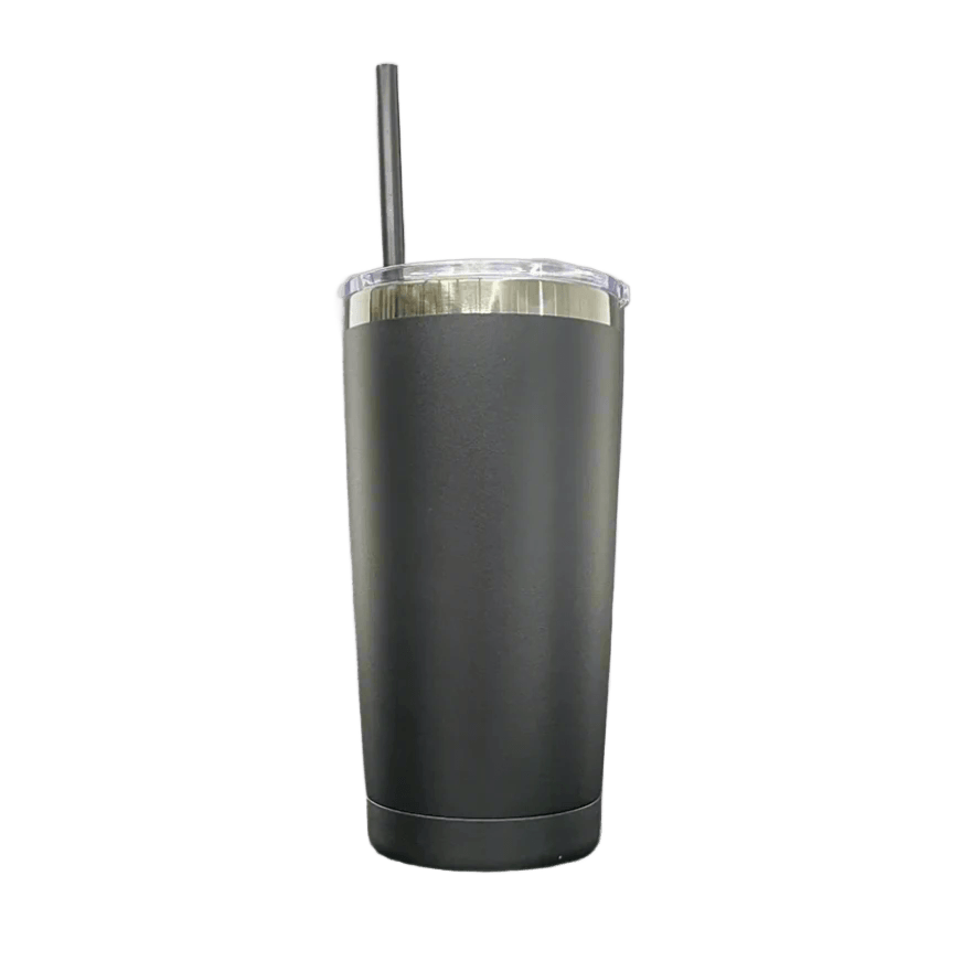 20oz Mirror Black Plated Tumbler - Black
