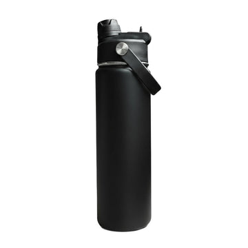 22oz Sports Water Bottle - Black
