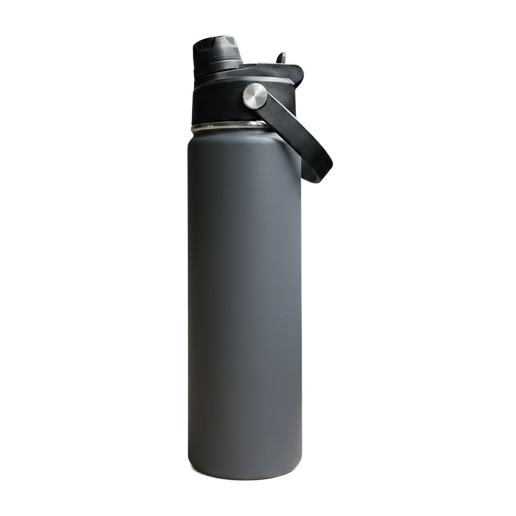 22oz Sports Water Bottle - Charcoal