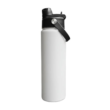 22oz Sports Water Bottle - White