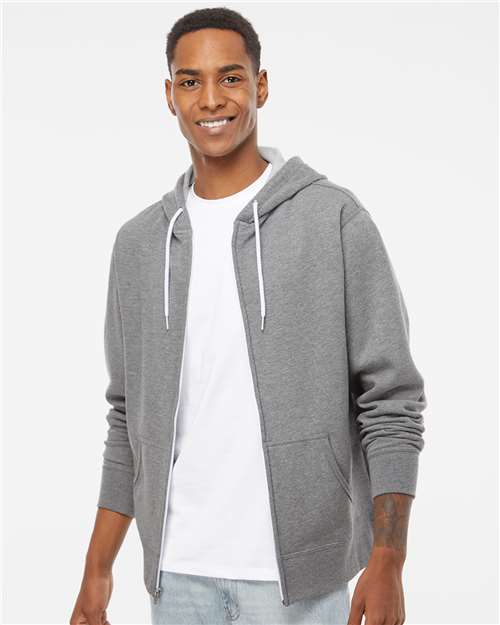 Unisex Lightweight Full-Zip Hooded Sweatshirt - AFX90UNZ