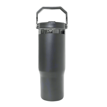 30oz Black Plated Flip Tumbler - Black