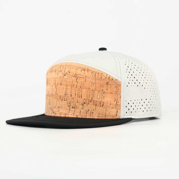 Cork Front With Off White | Performance Waterproof 7-Panel Hat
