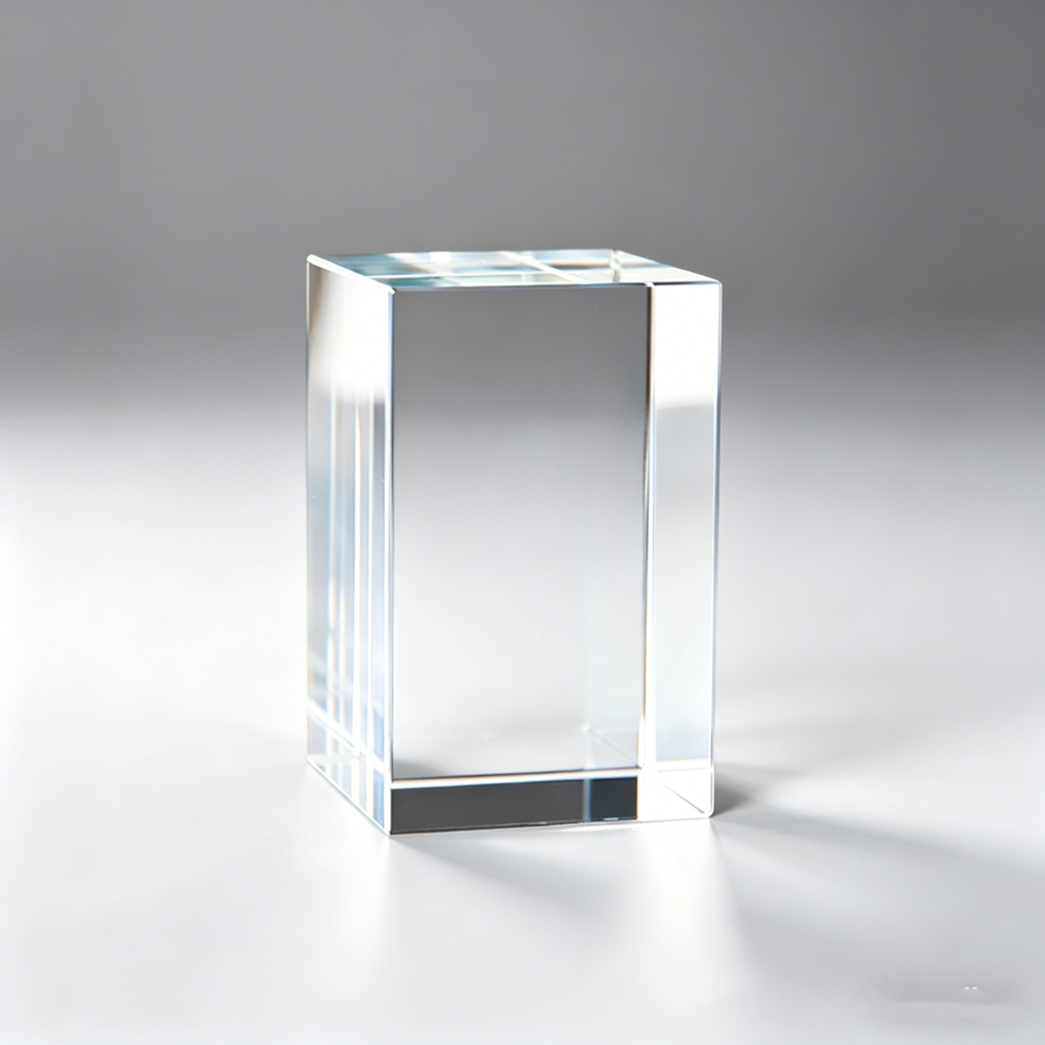 K9 Crystal With LED Base & Gift Box - 50 x 50 x 80mm Block