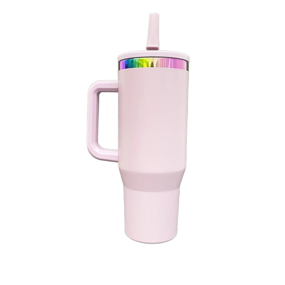 40oz Leak Proof Rainbow Plated Tumbler - Lavender