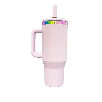 40oz Leak Proof Rainbow Plated Tumbler - Lavender