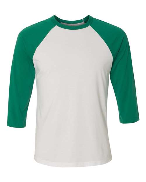 Unisex Three-Quarter Sleeve Baseball Tee - 3200