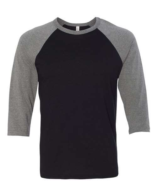 Unisex Three-Quarter Sleeve Baseball Tee - 3200