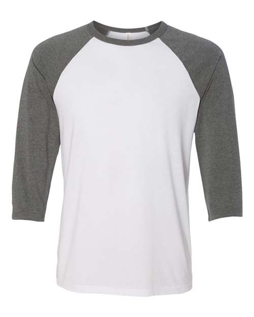 Unisex Three-Quarter Sleeve Baseball Tee - 3200