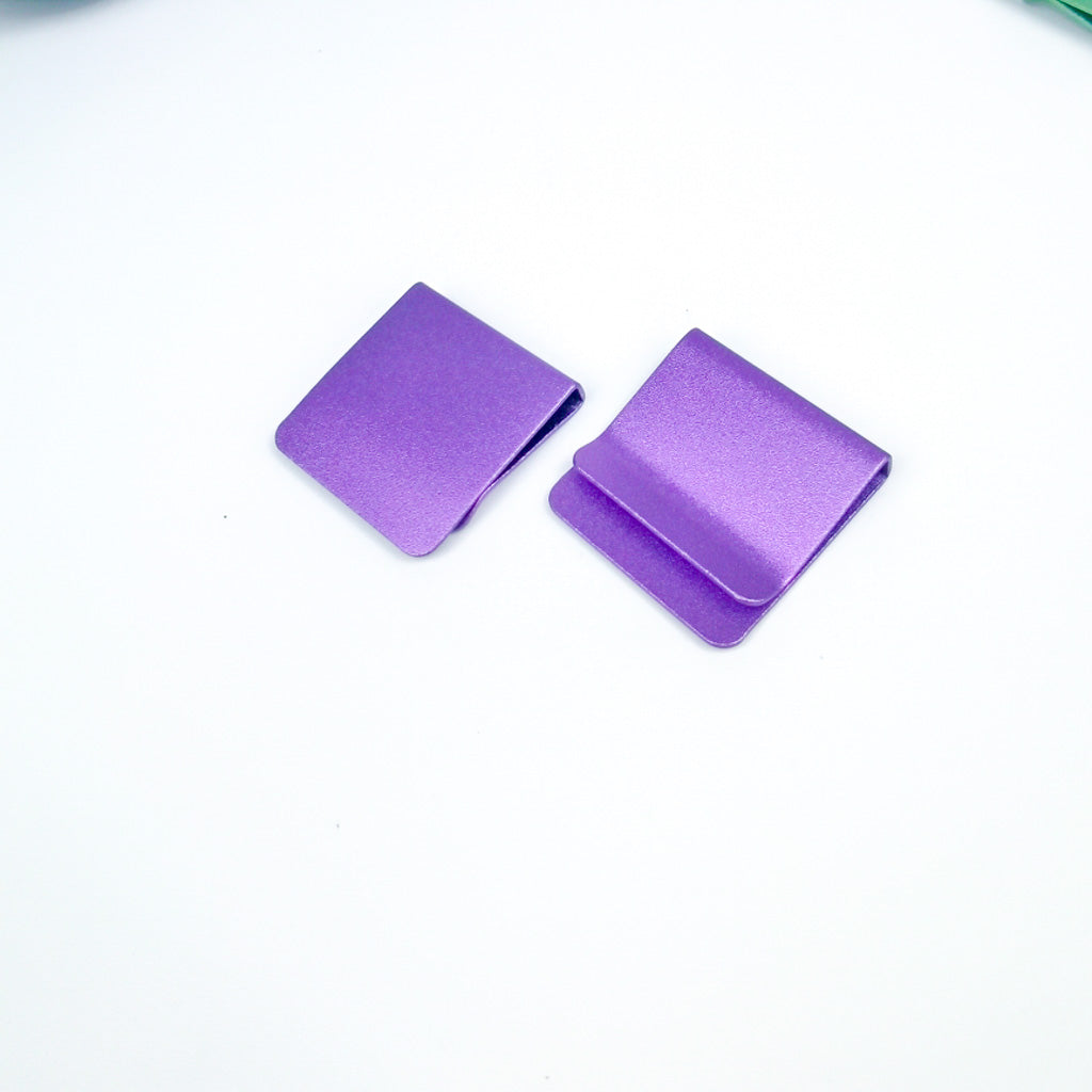 Anodized Aluminum Hat Clips for Laser Engraving | Red