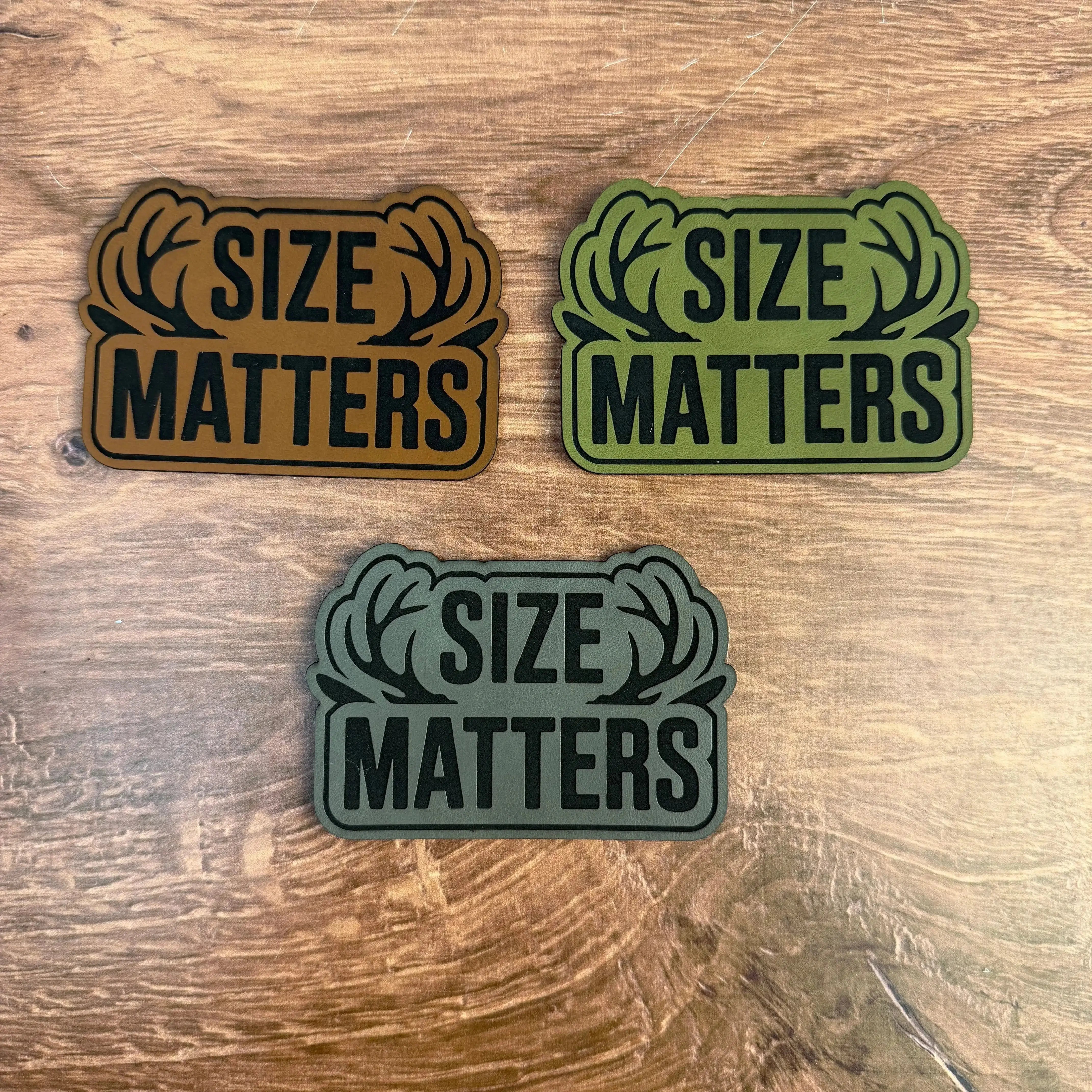 Rack Size Matters – Laser Engraved Patch 