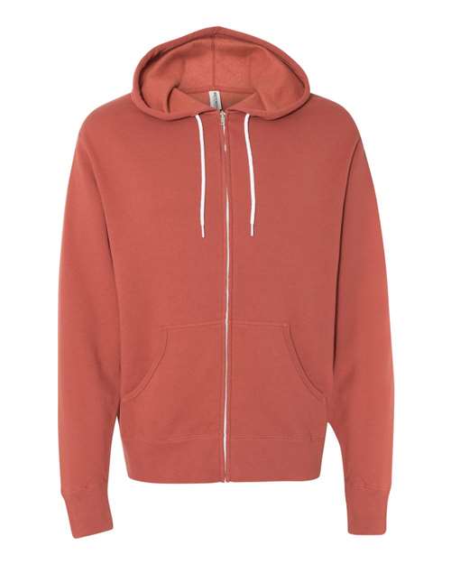 Unisex Lightweight Full-Zip Hooded Sweatshirt - AFX90UNZ
