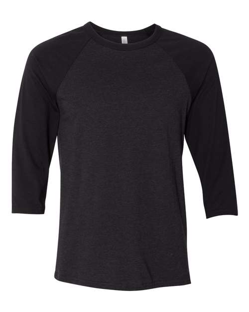 Unisex Three-Quarter Sleeve Baseball Tee - 3200
