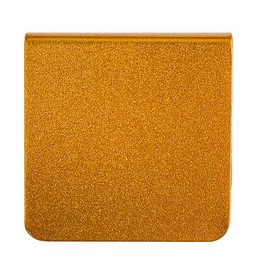 A square-shaped object with a textured surface, resembling a piece of paper or a similar material.