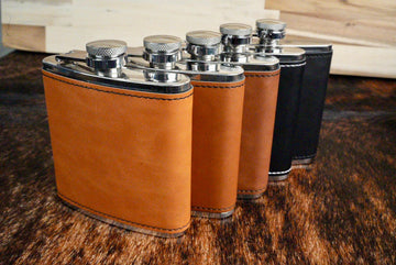 6oz. Hip Flasks: Heritage Collection Premium Leatherette®