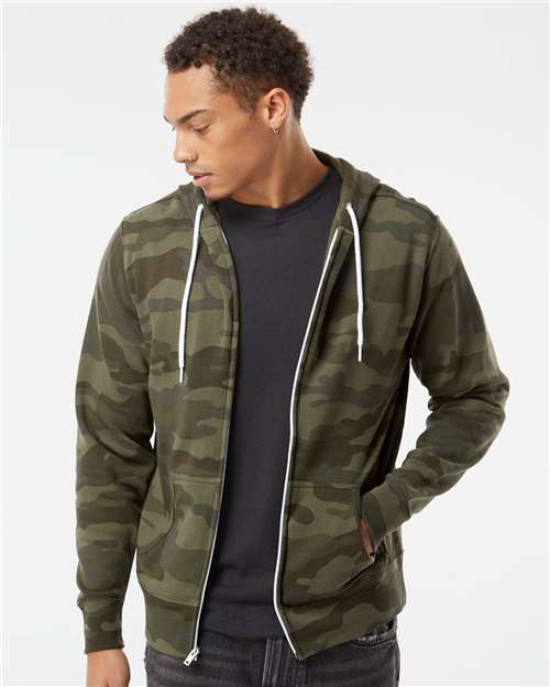Unisex Lightweight Full-Zip Hooded Sweatshirt - AFX90UNZ