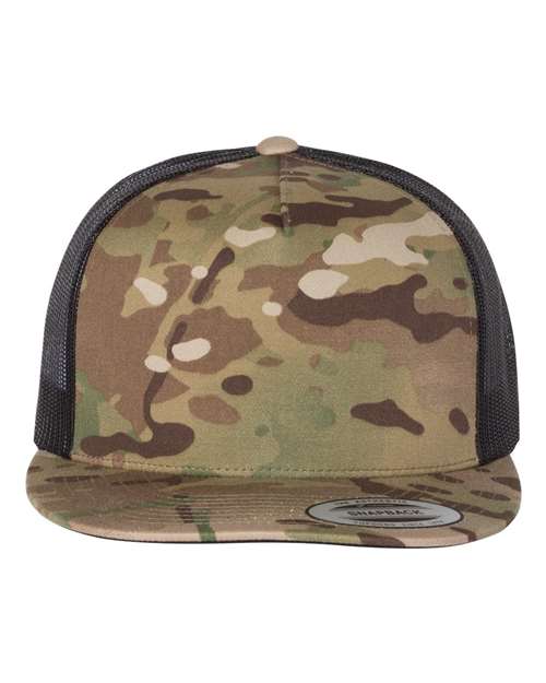 Classic Five-Panel Trucker Cap - 6006