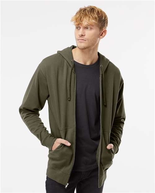 Unisex Midweight Full-Zip Hooded Sweatshirt - SS4500Z