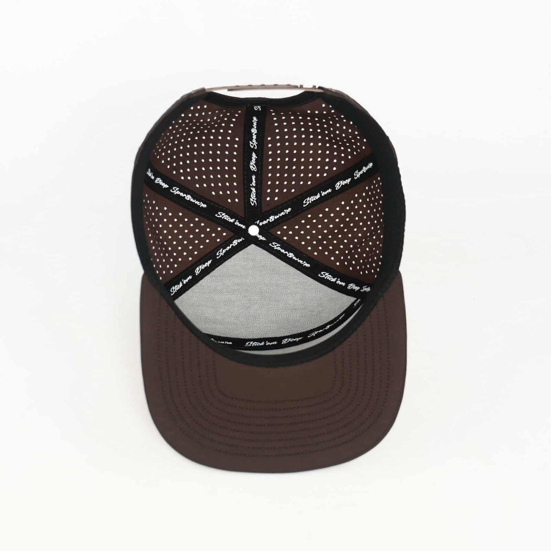 Dark Brown Cork Front | Performance Waterproof 7-Panel Hat
