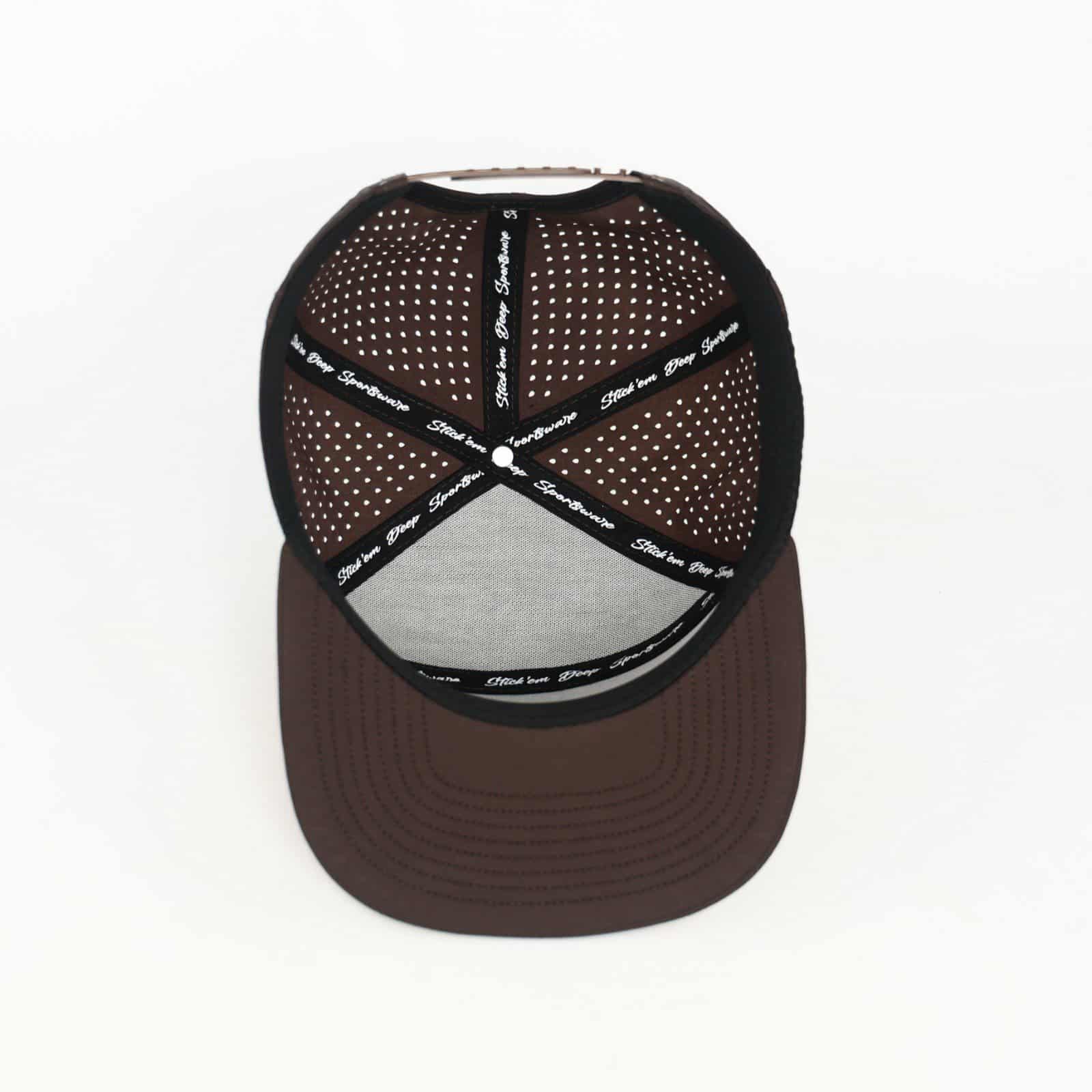 Dark Brown Cork Front | Performance Waterproof 7-Panel Hat